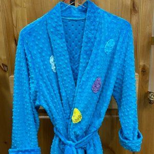 Minky Dot Bunny Robe MEDIUM